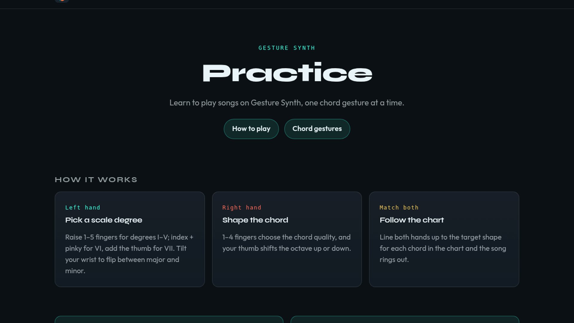 Gesture Synth School launches webcam hand-gesture music app