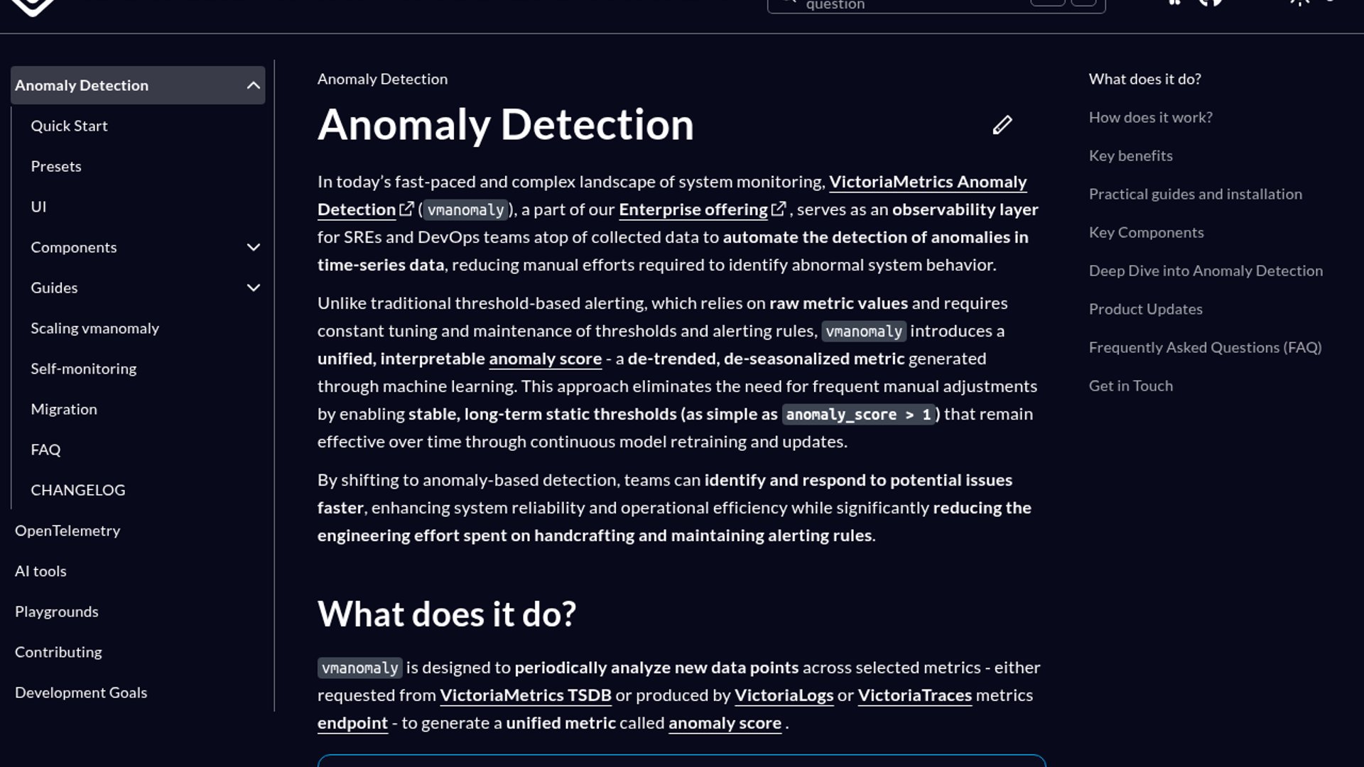 VictoriaMetrics showcases v1.30 anomaly detection updates