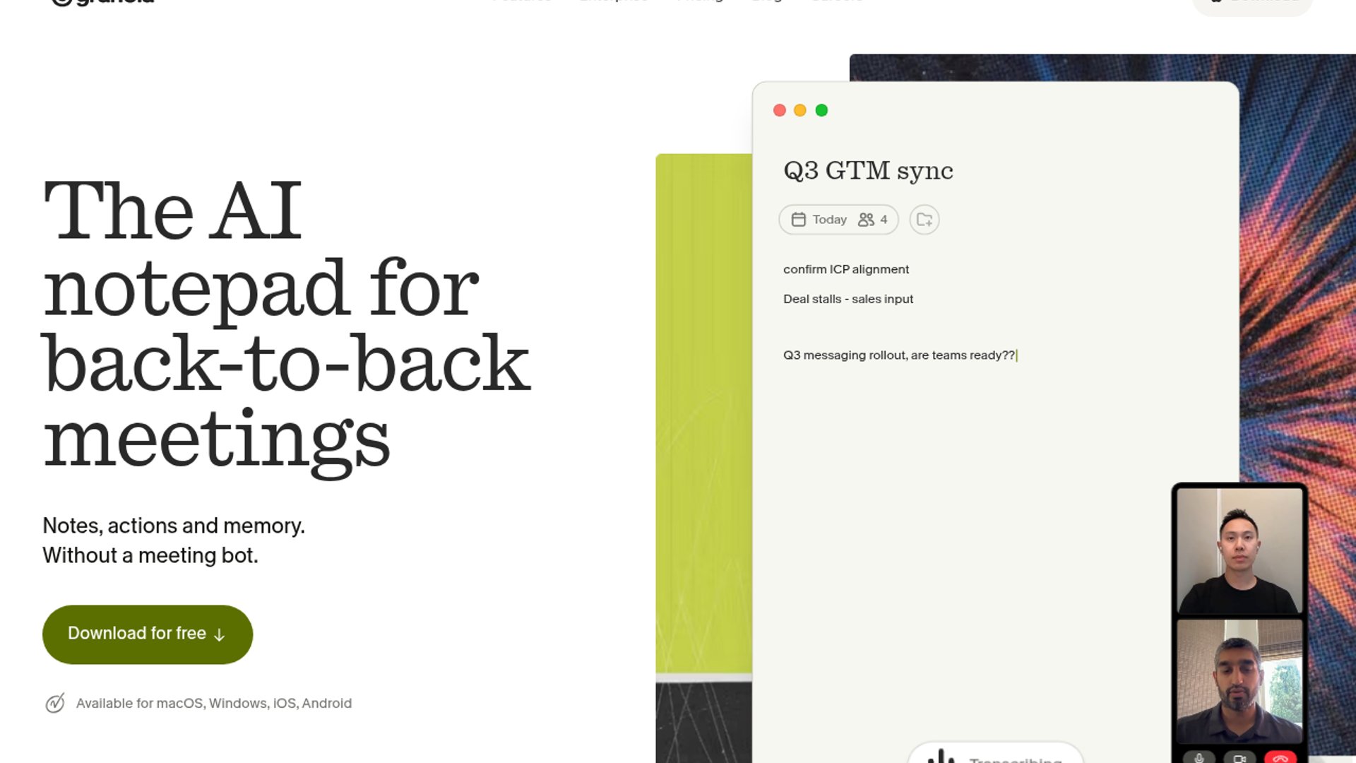 Granola co-founder demos card-based AI email client