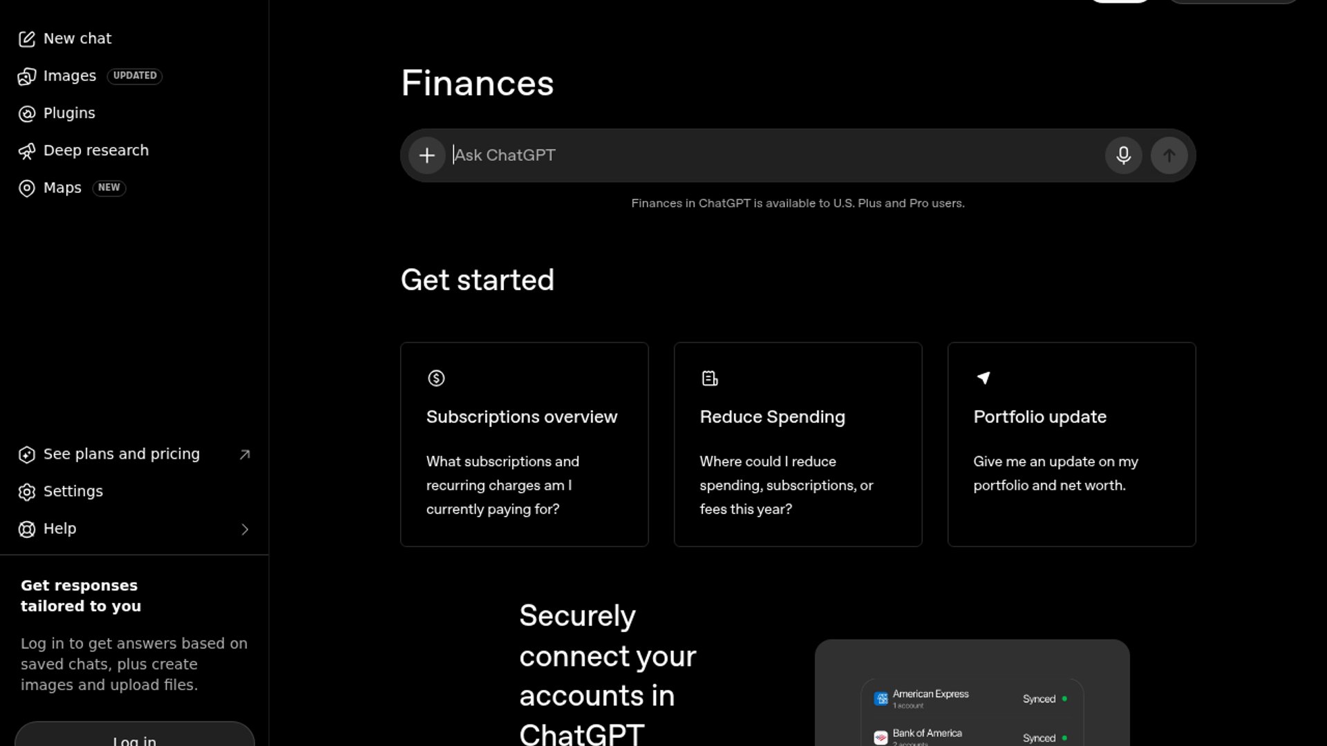 ChatGPT Finances Reaches Free and Go Users
