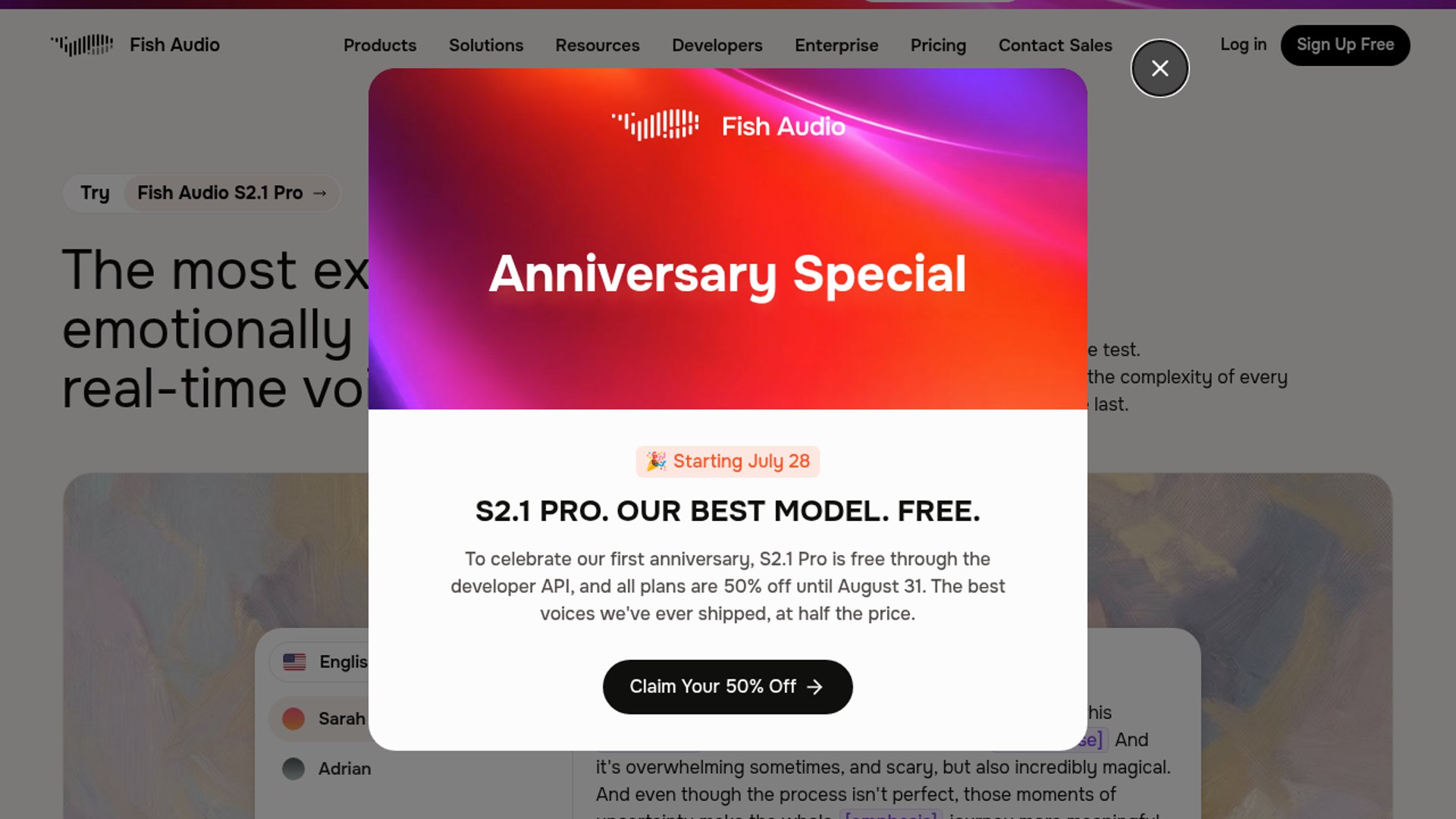 Fish Audio releases S2.1 Pro voice AI