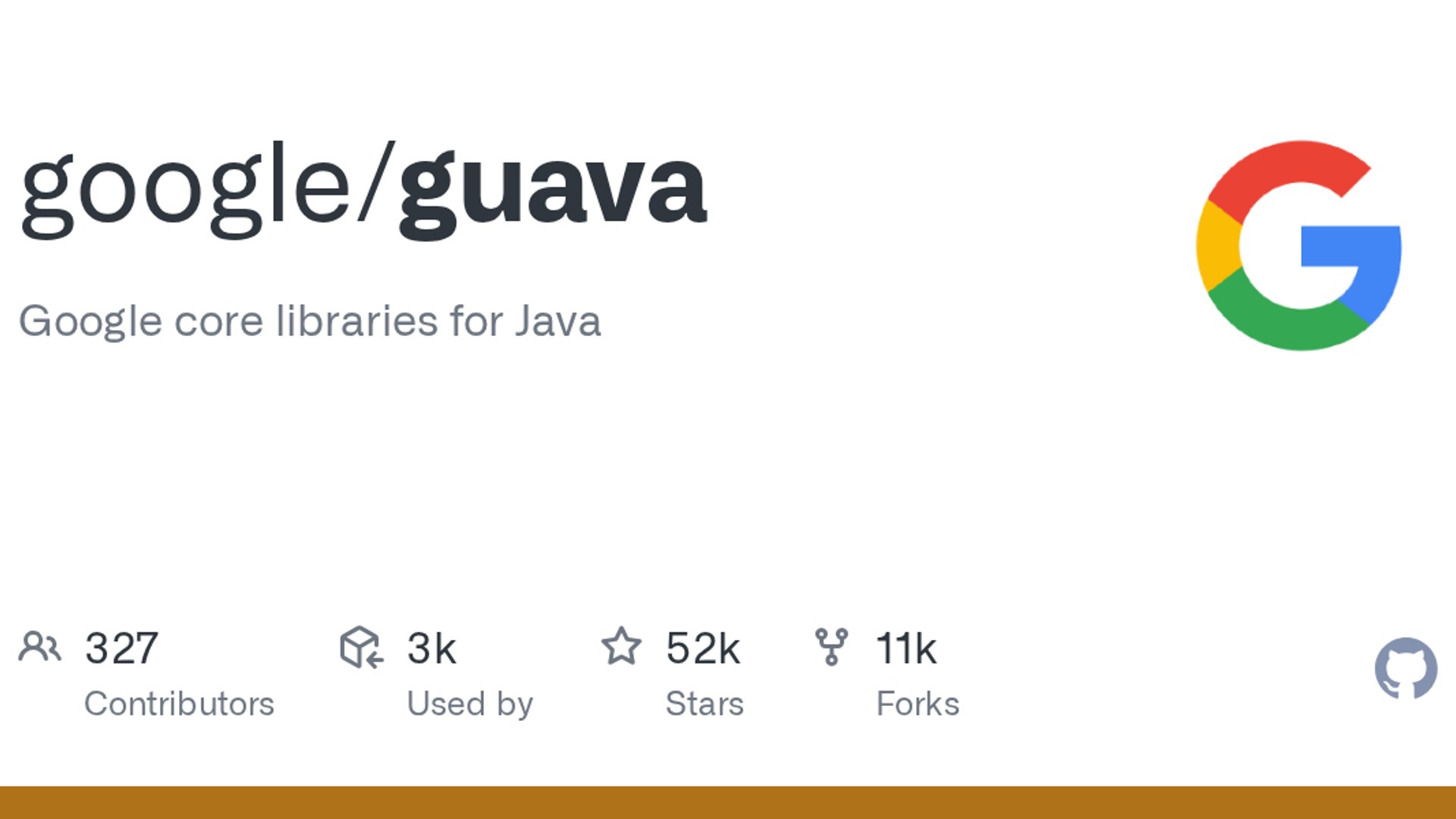 Google Guava provides a powerful set of core Java libraries to simplify common programming tasks.