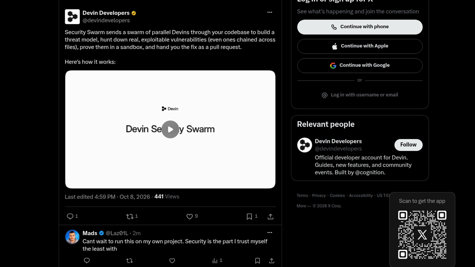 Devin Security Swarm Hunts Cross-File Flaws