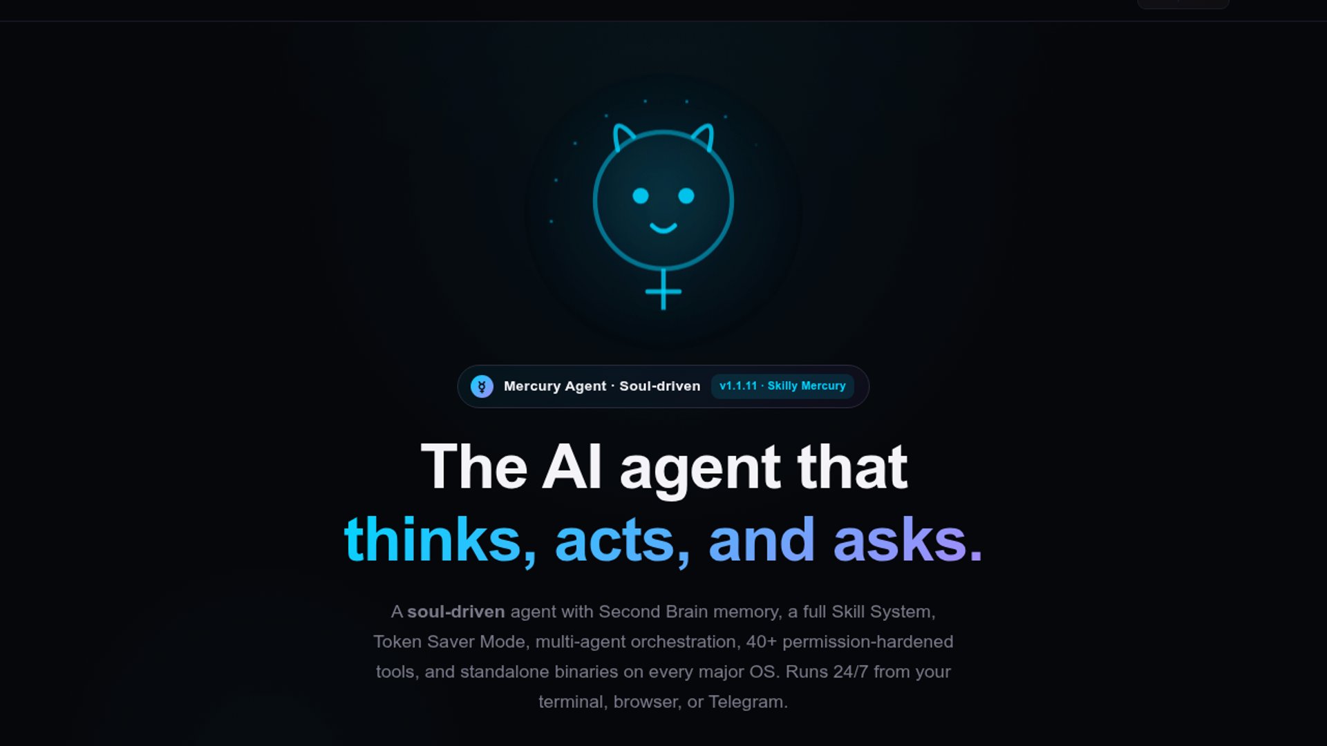 Mercury Agent launches Telegram integration
