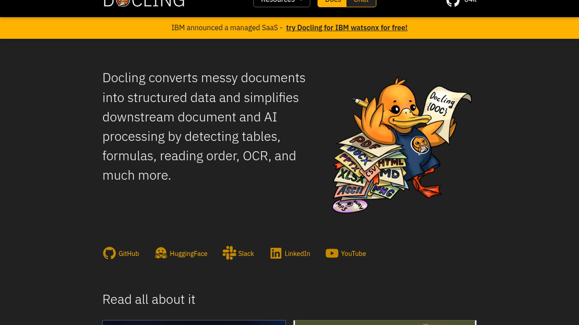Docling turns messy documents into AI-ready data