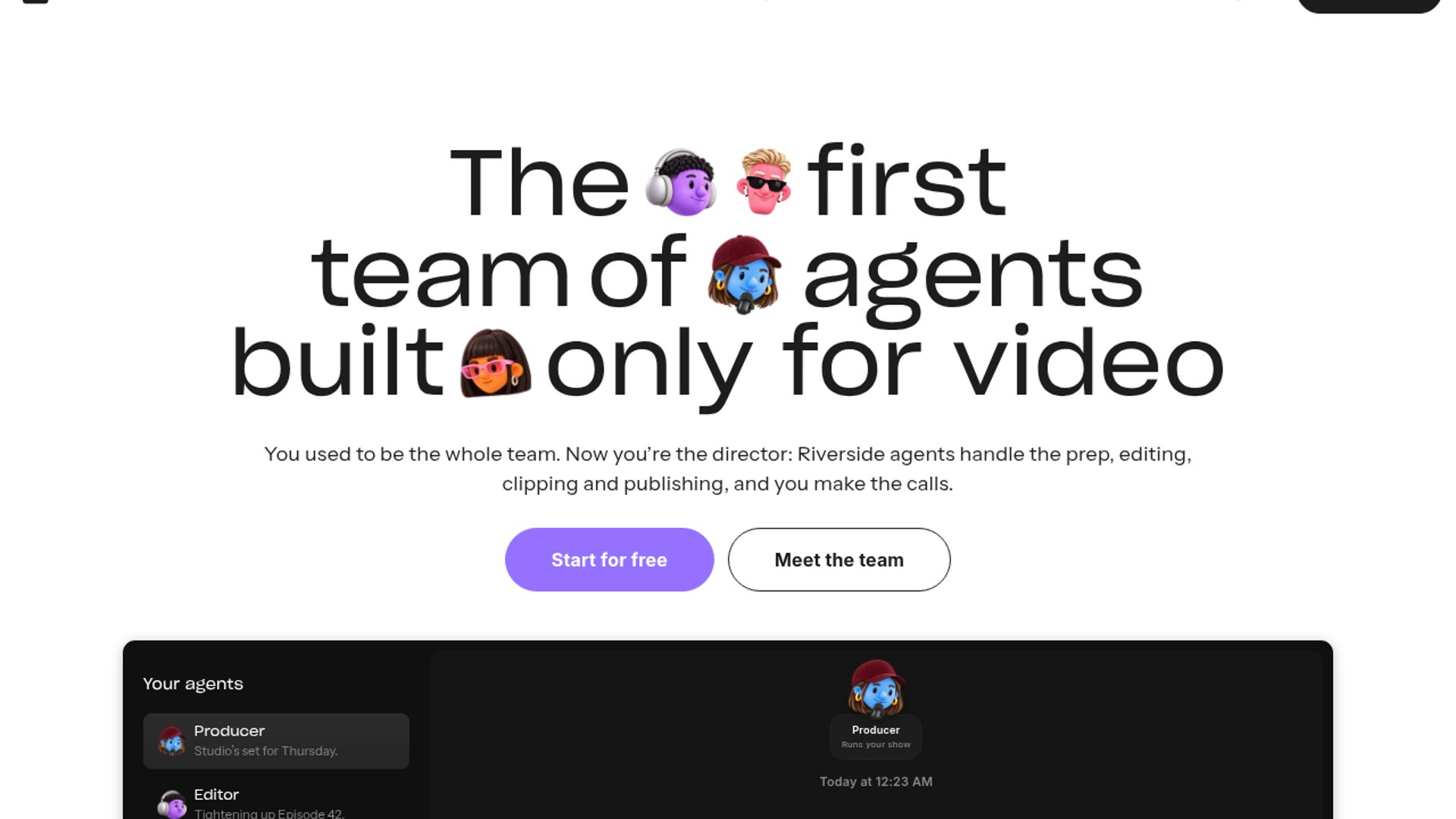 Riverside Agents Automate Video Production
