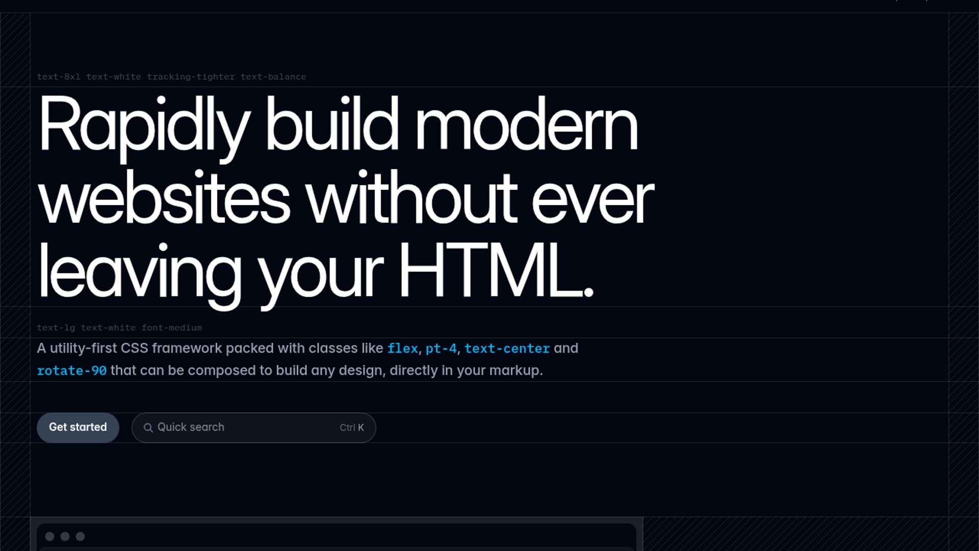 Tailwind CSS powers utility-first UI development