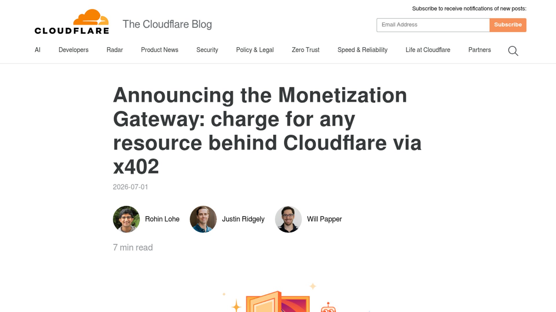 Cloudflare launches Monetization Gateway for agents