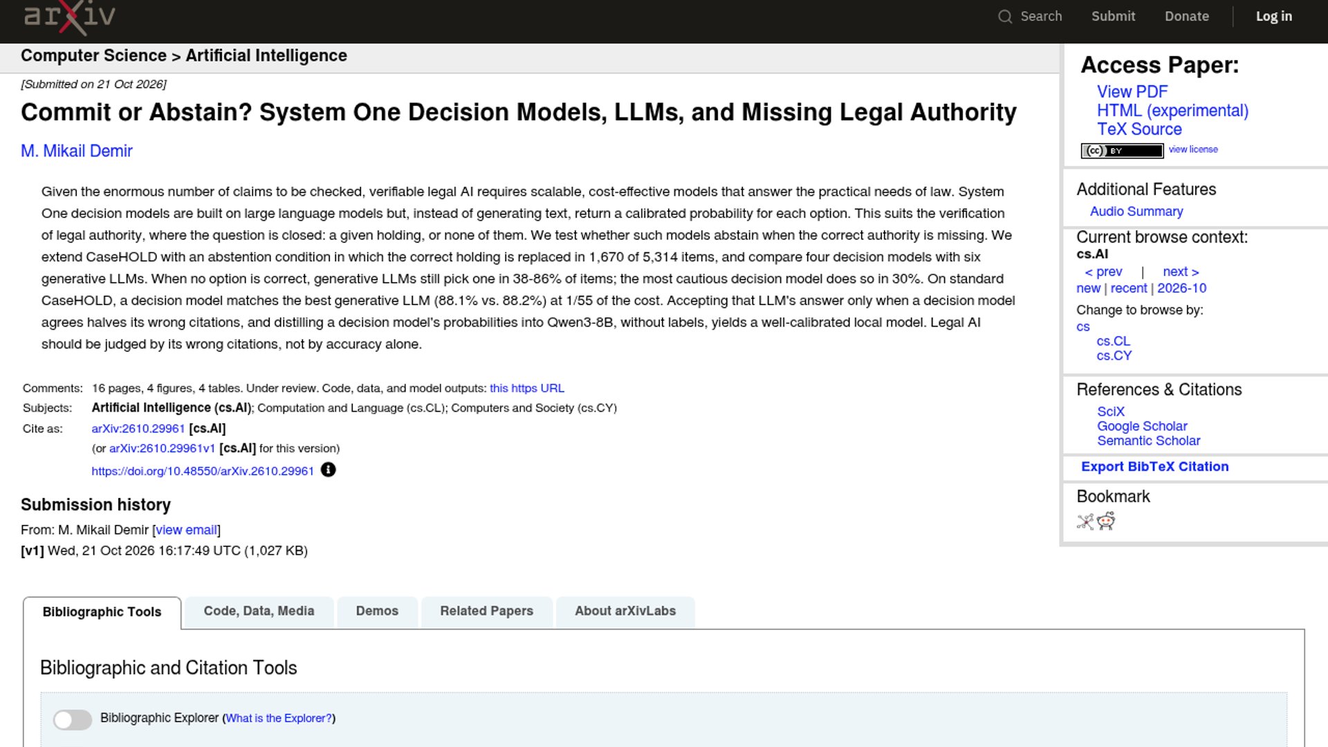System One Models Lose Reranking Test