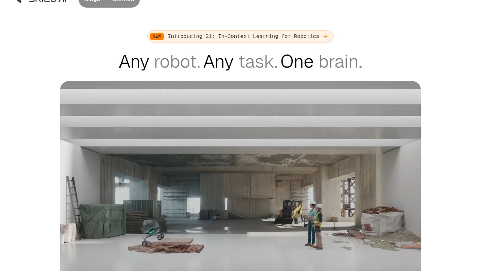 Skild AI S1 learns tasks from videos