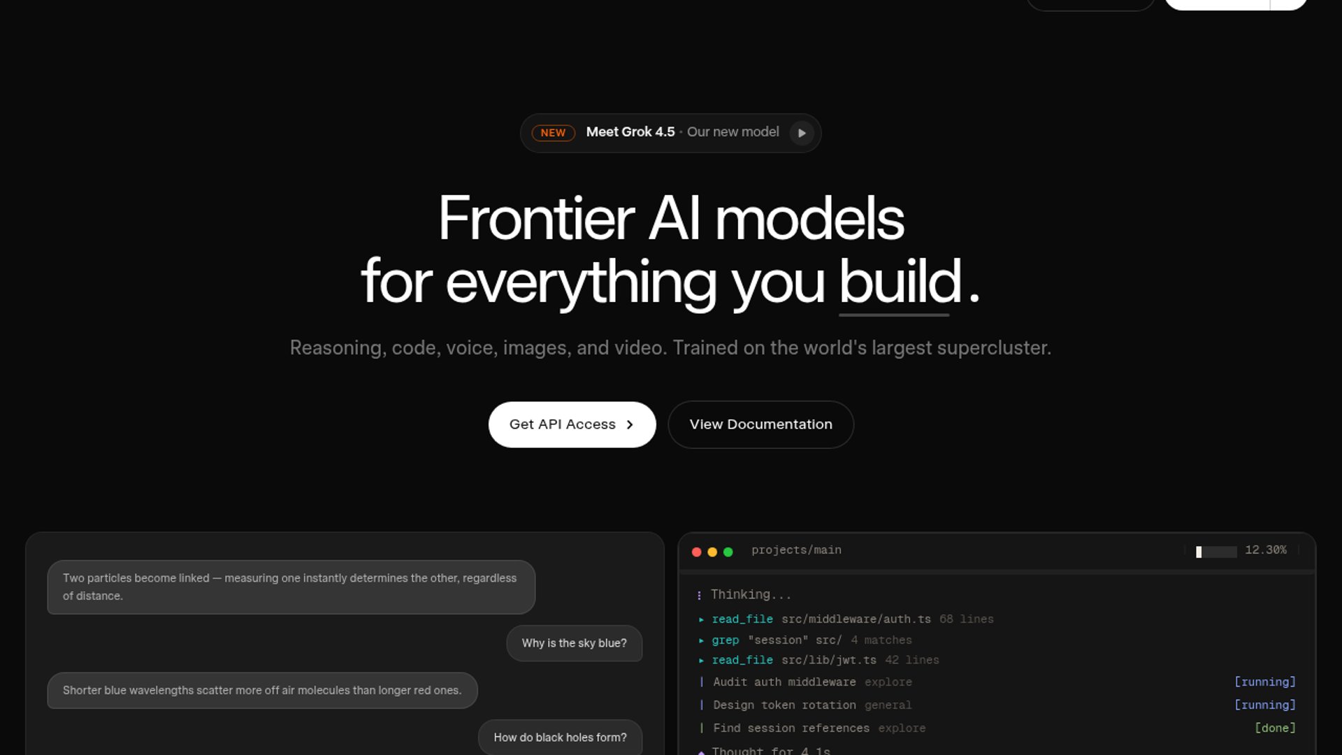Grok 4.5 solves bugs live in developer calls