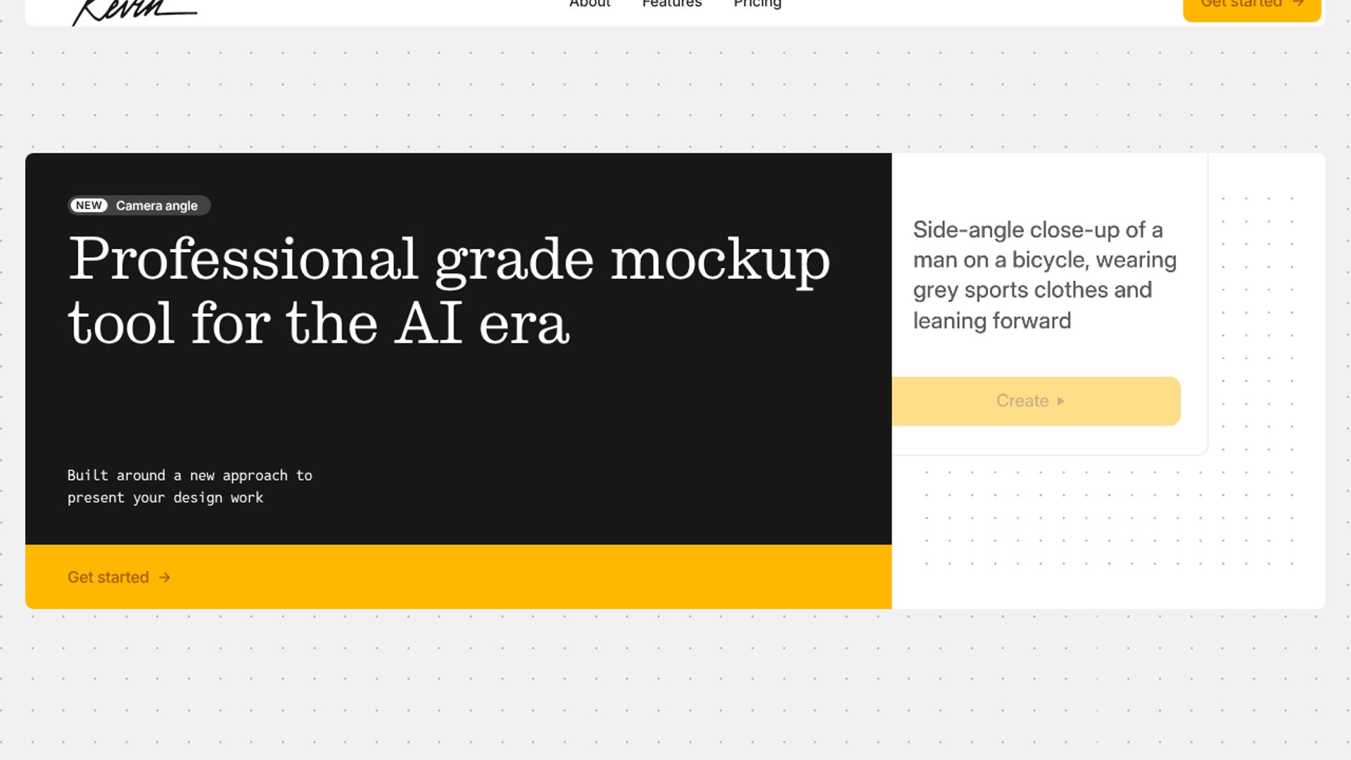 Alex Socoloff highlights Kevin AI mockup tool