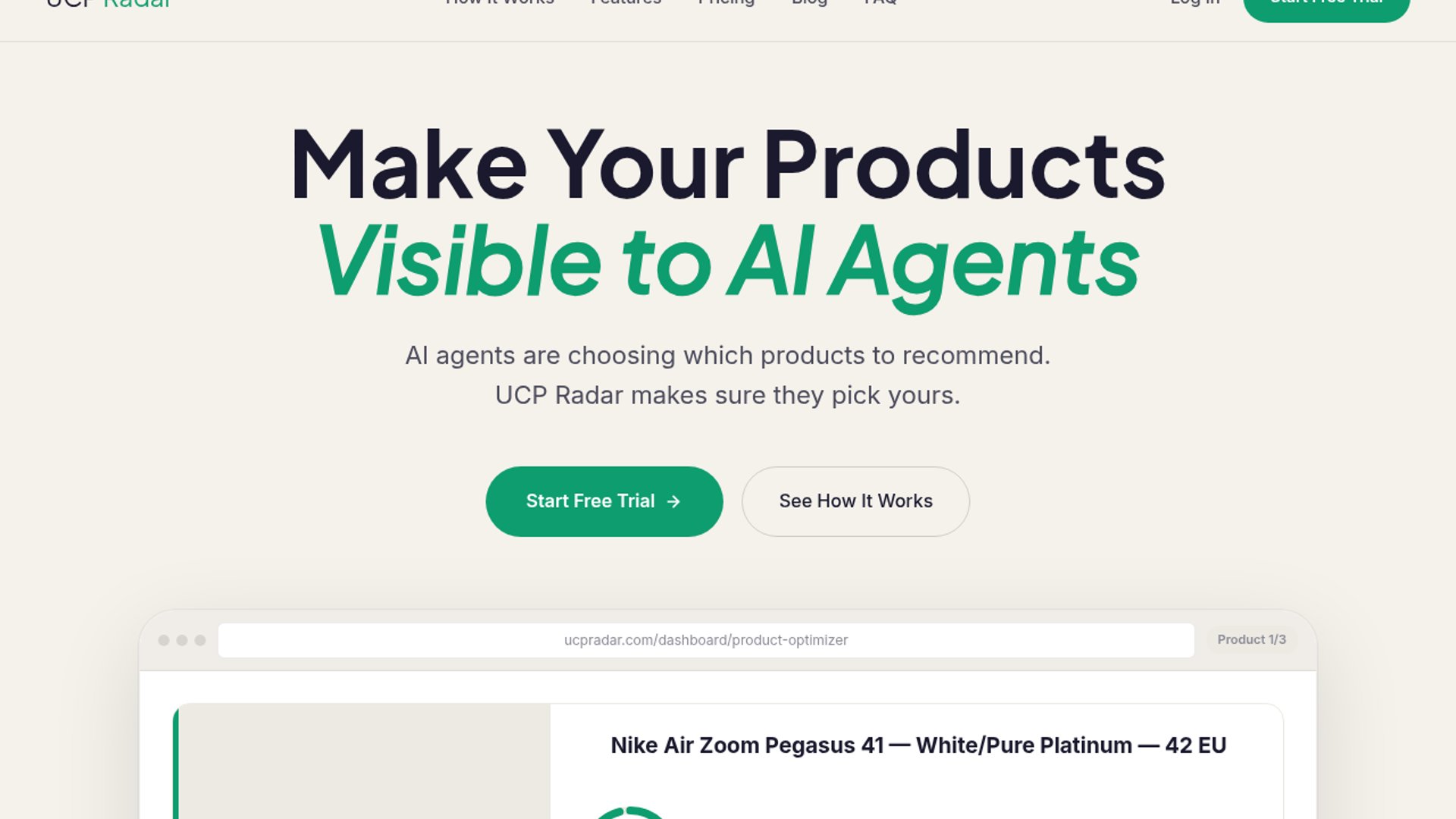 UCP Radar optimizes e-commerce feeds for AI agents