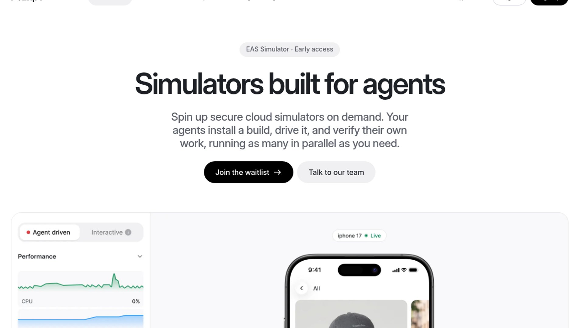 Expo showcases agentic bug fixing workflow on simulators