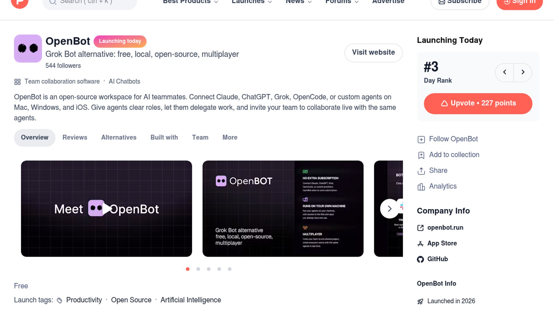 OpenBot Launches Local Multi-Agent Workspace