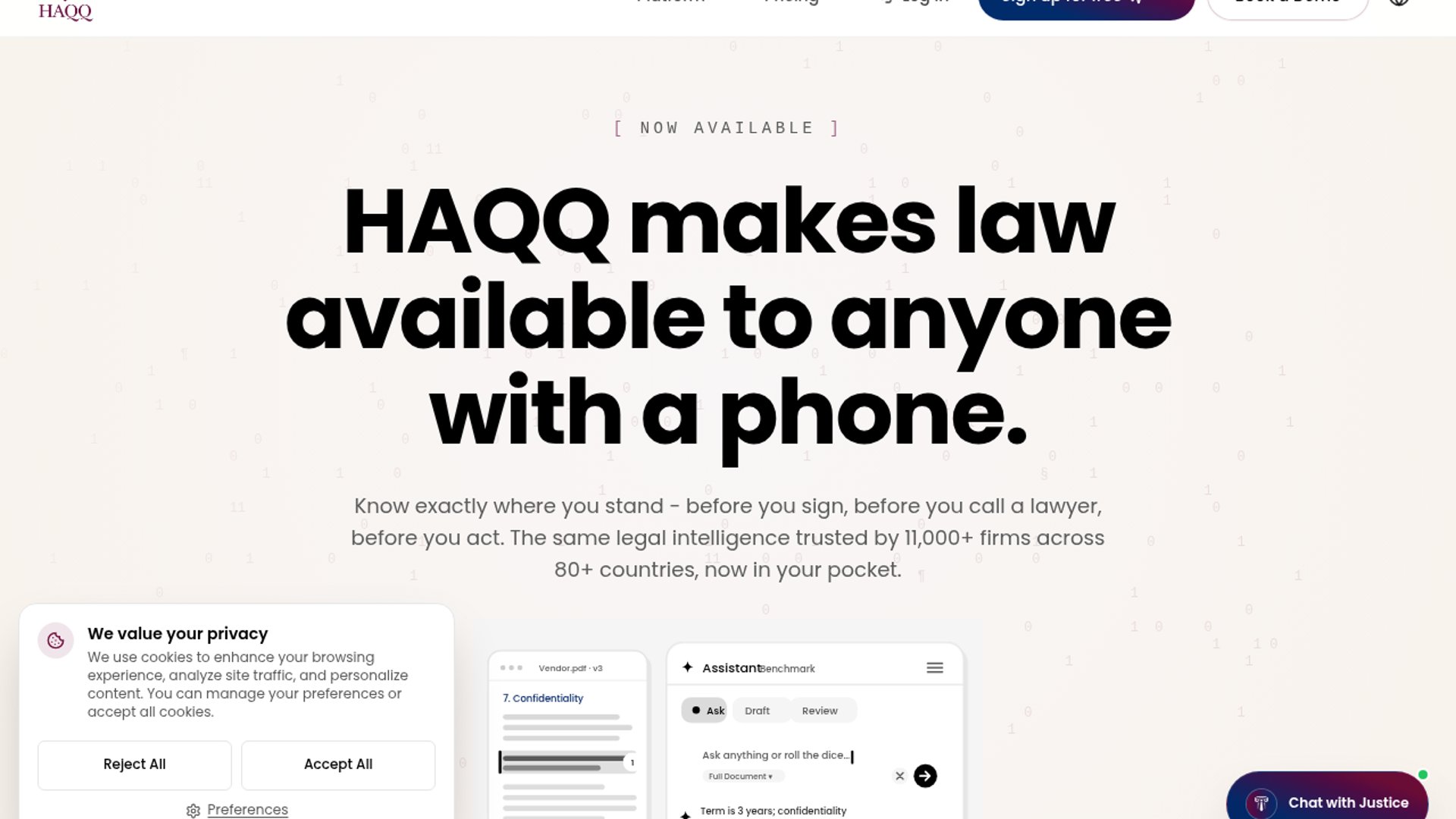 HAQQ Legal AI brings structured, jurisdiction-aware legal reasoning to mobile devices.