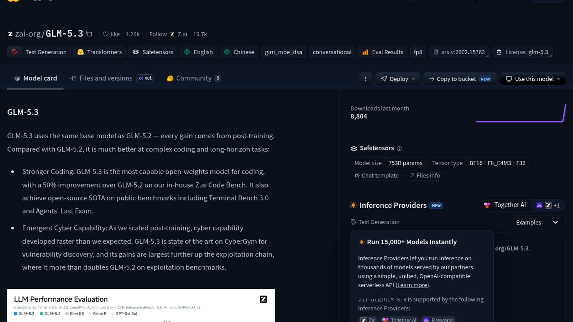 GLM-5.3 Takes Third in Terminal-Bench 4.0