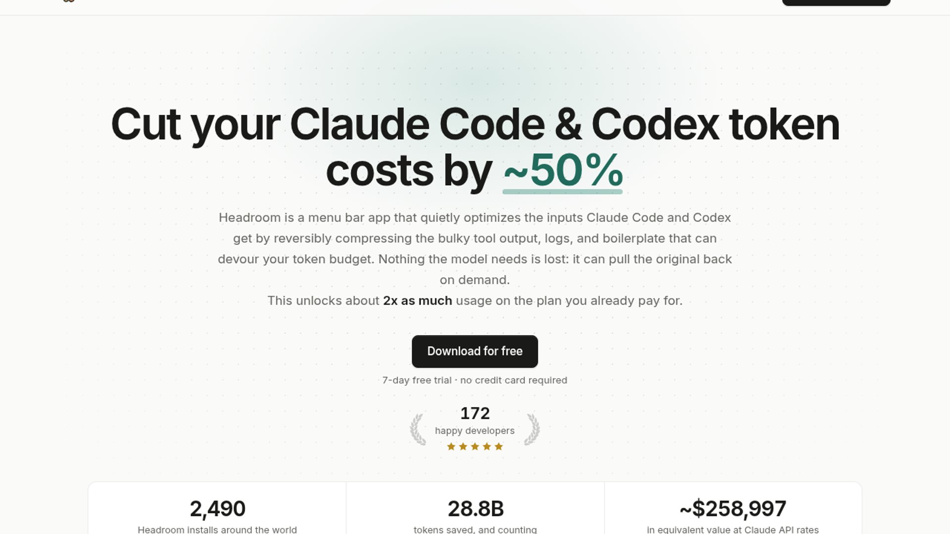 Headroom hits 2,300% growth cutting Claude Code costs