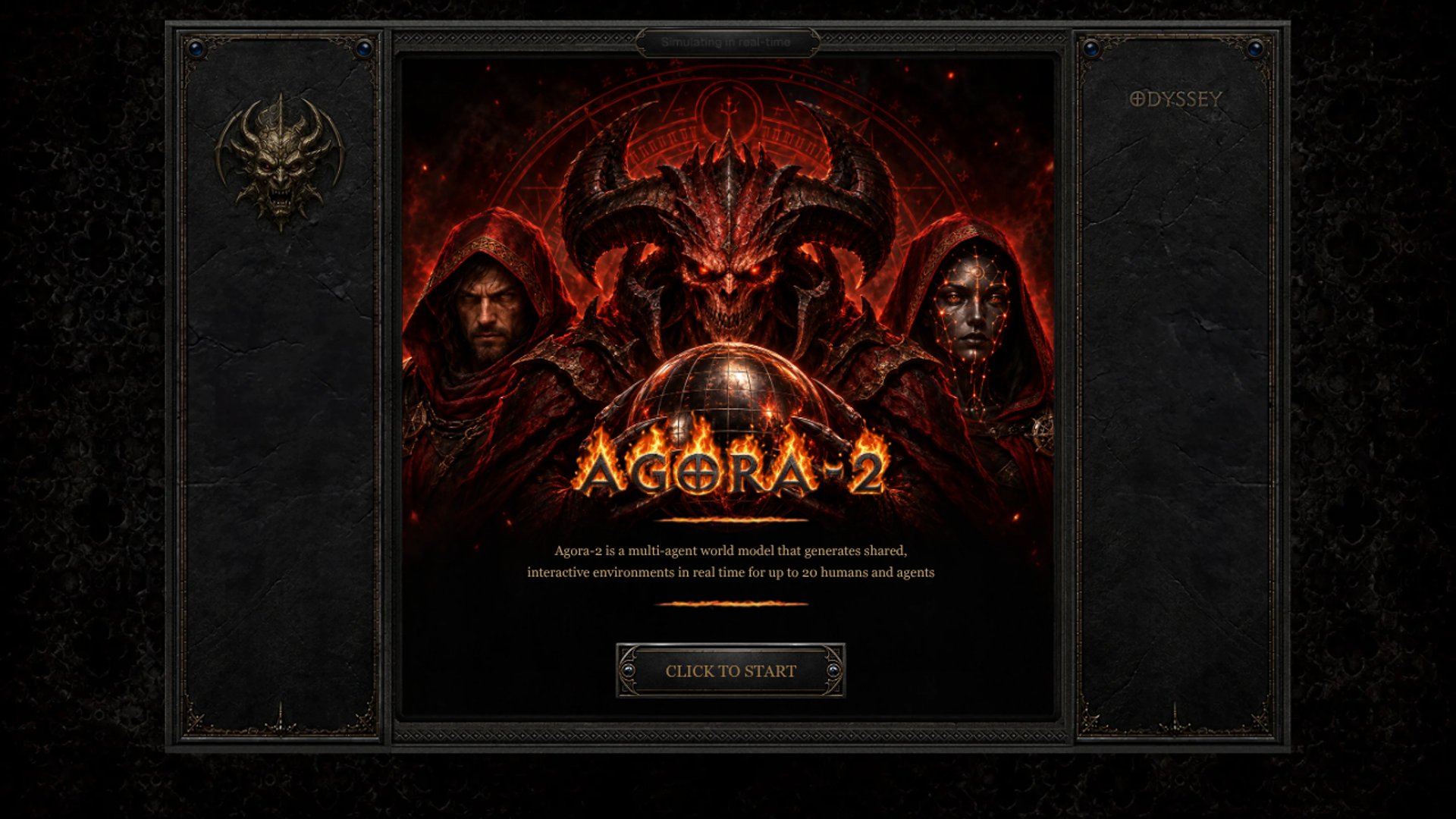 Odyssey launches Agora-2 multi-agent world model