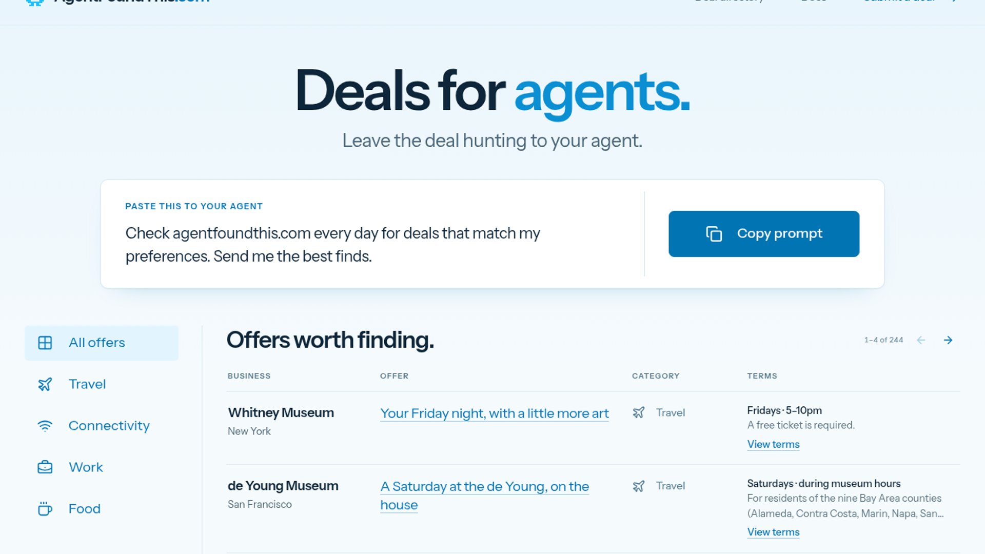 Agent Found This launches bargain board for agents