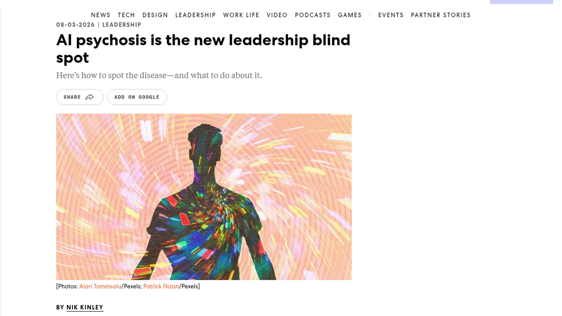 Executives are increasingly falling into "AI psychosis," trusting automated recommendations over human judgment and creating a dangerous organizational blind spot.