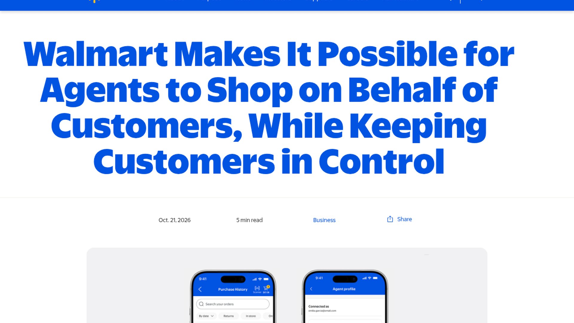 Walmart Opens Agent Gateway for AI Shoppers