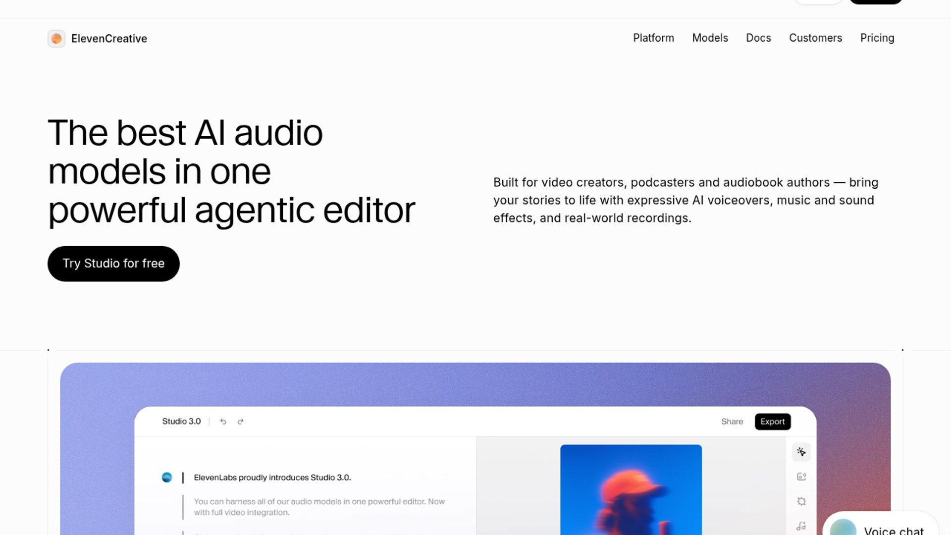 ElevenLabs Adds Studio Agent to ElevenCreative