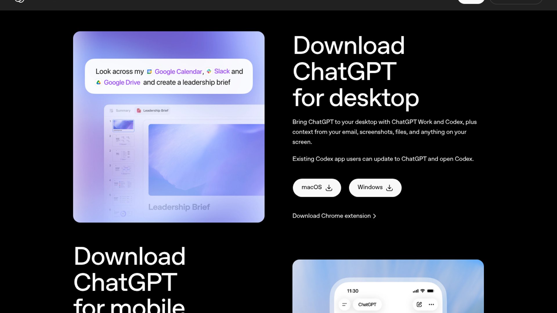 ChatGPT Voice Hits Desktop App with Codex