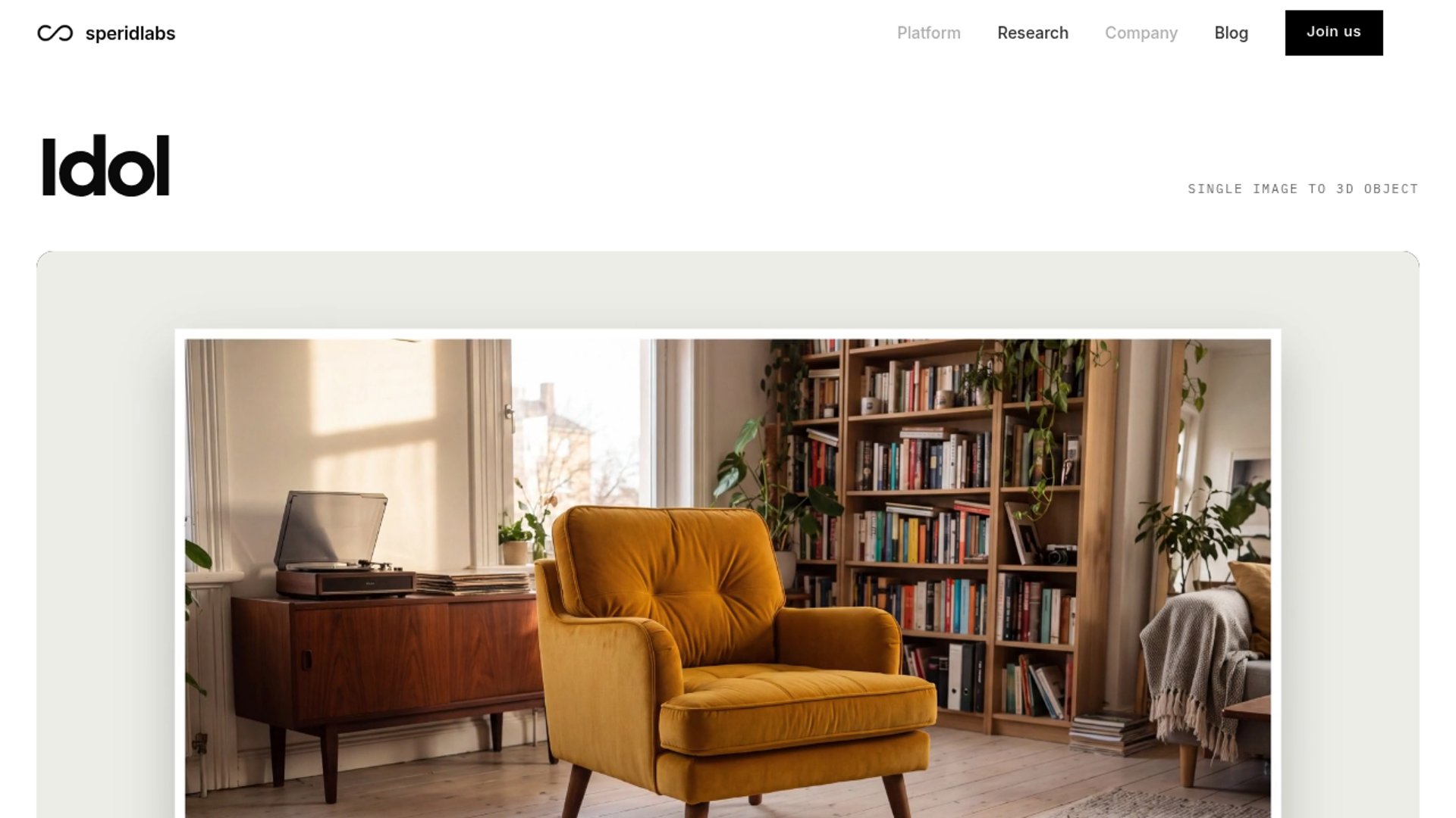 SperidLabs Idol brings 3D splats to fal