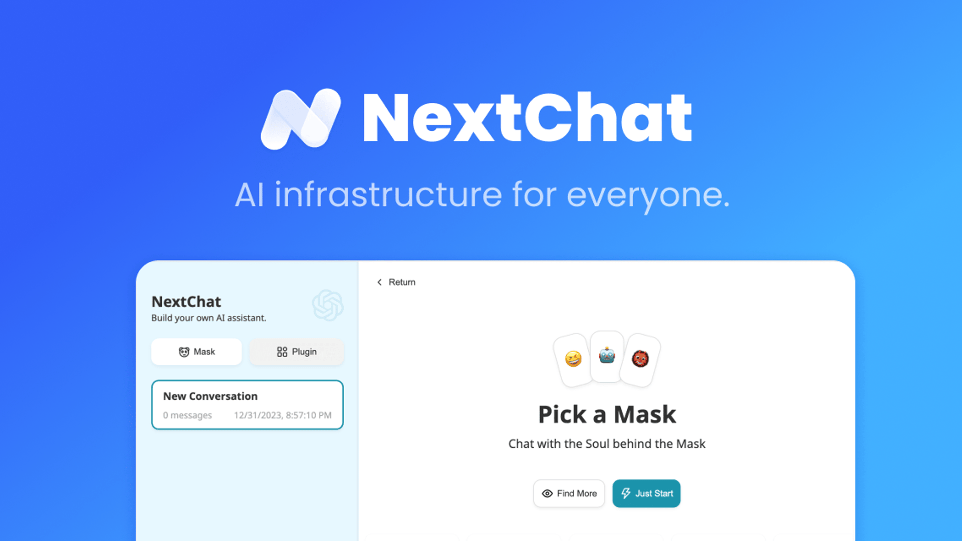NextChat unifies Claude, DeepSeek, GPT-4, and Gemini Pro