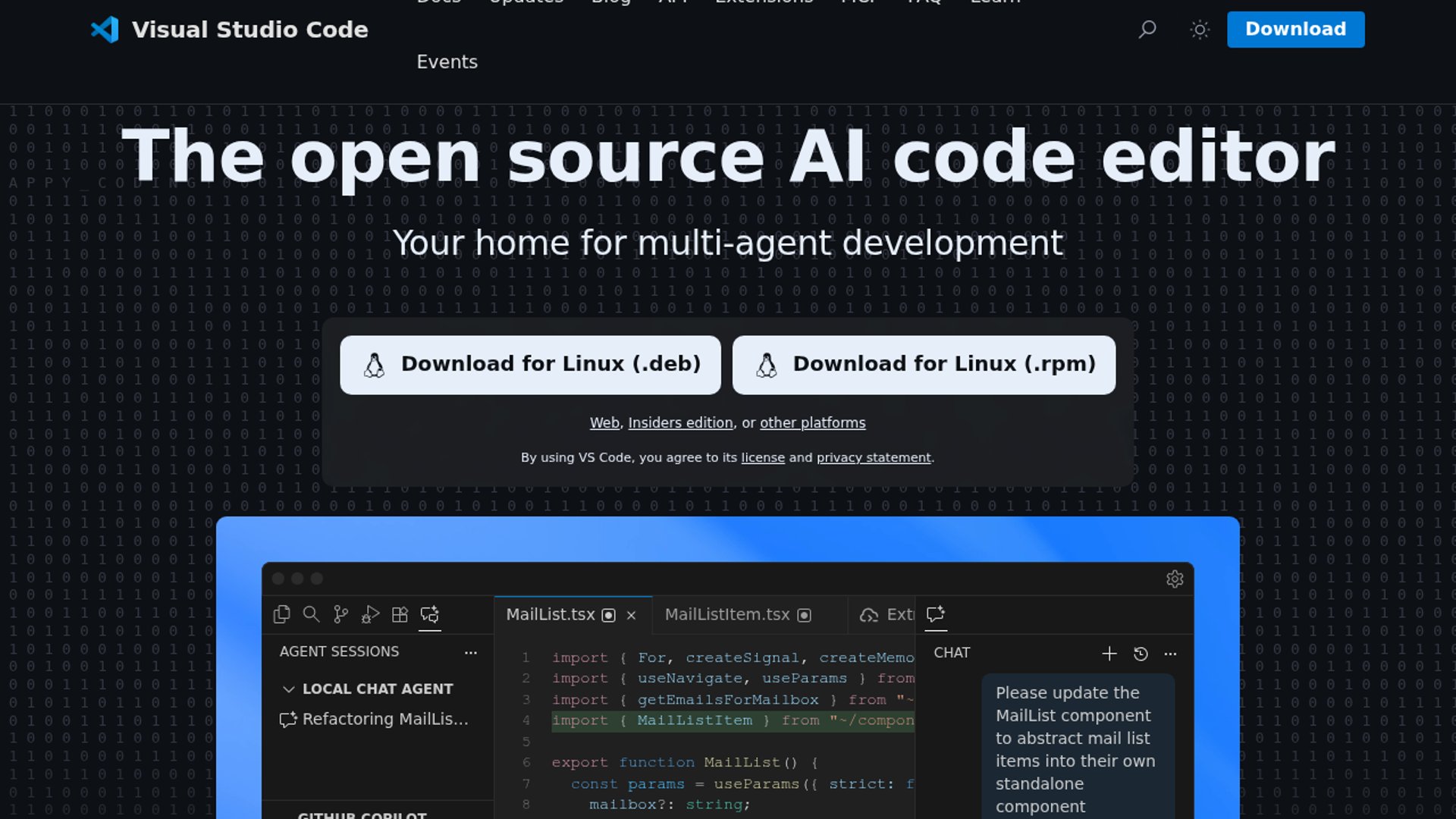 VS Code 1.116 ships built-in Copilot, terminal tools