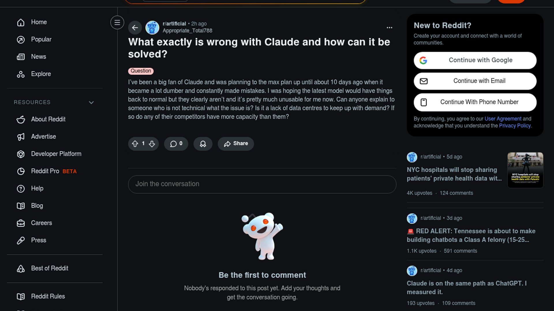 Claude Users Flag Quality Drop