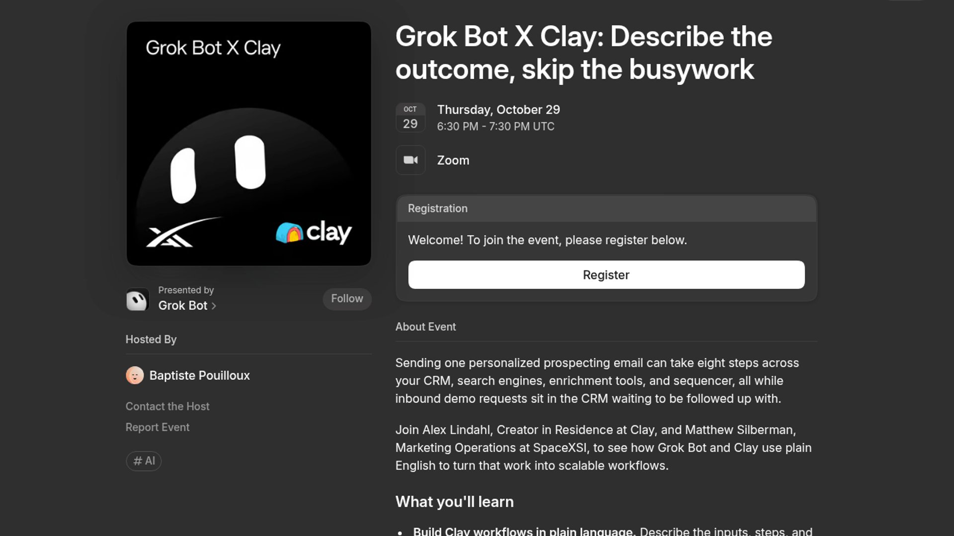 Grok Bot, Clay Turn Prompts Into GTM Workflows