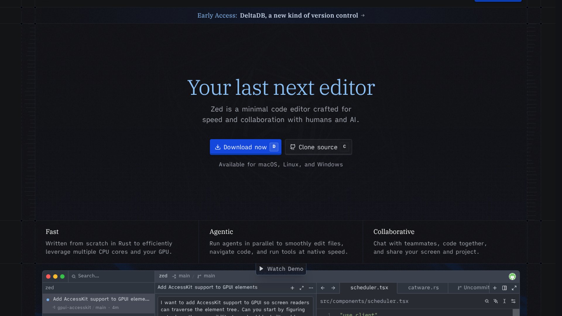 Zed clarifies git commit rules transition