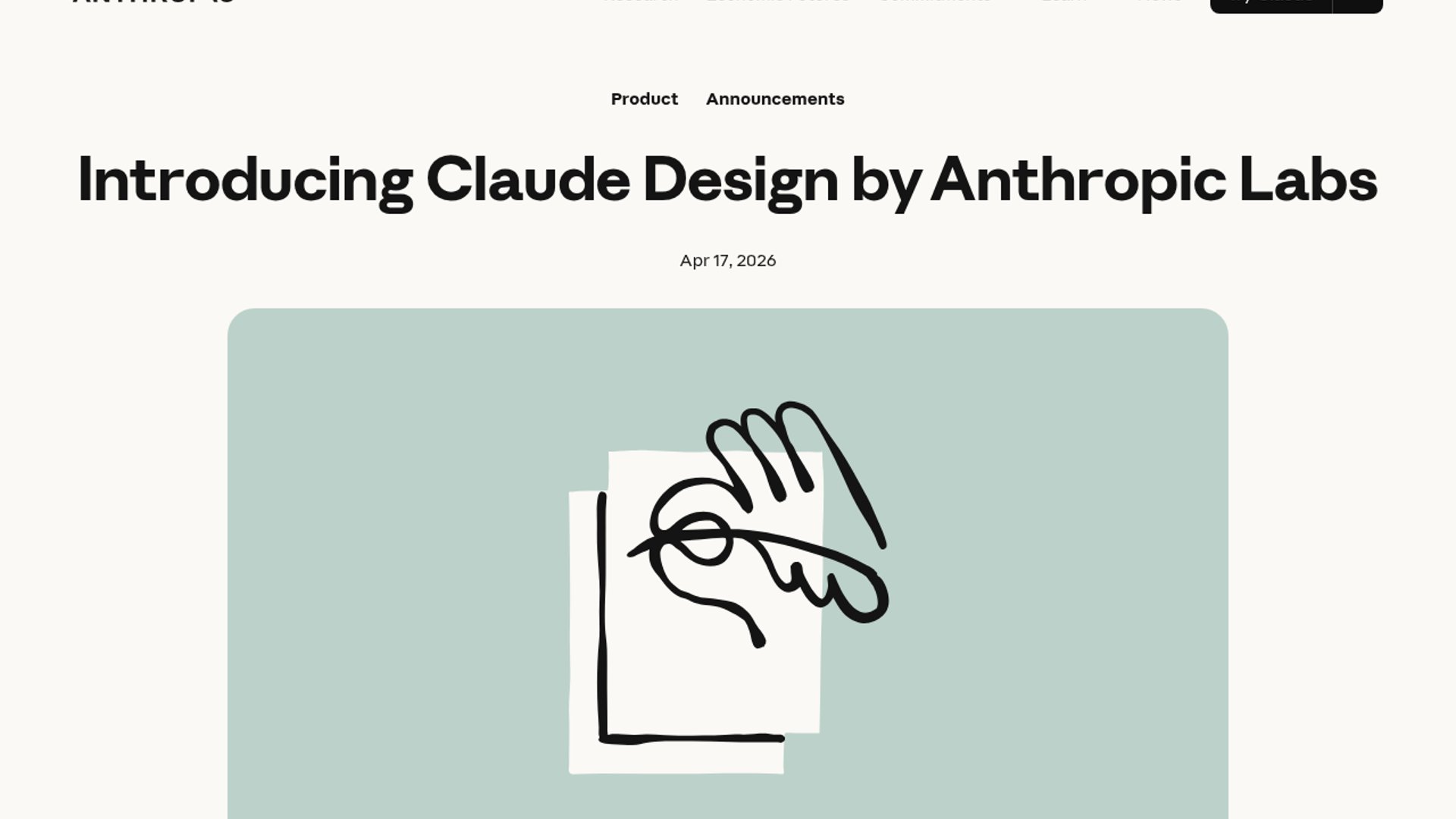 Anthropic launches Claude Design for collaborative visual work