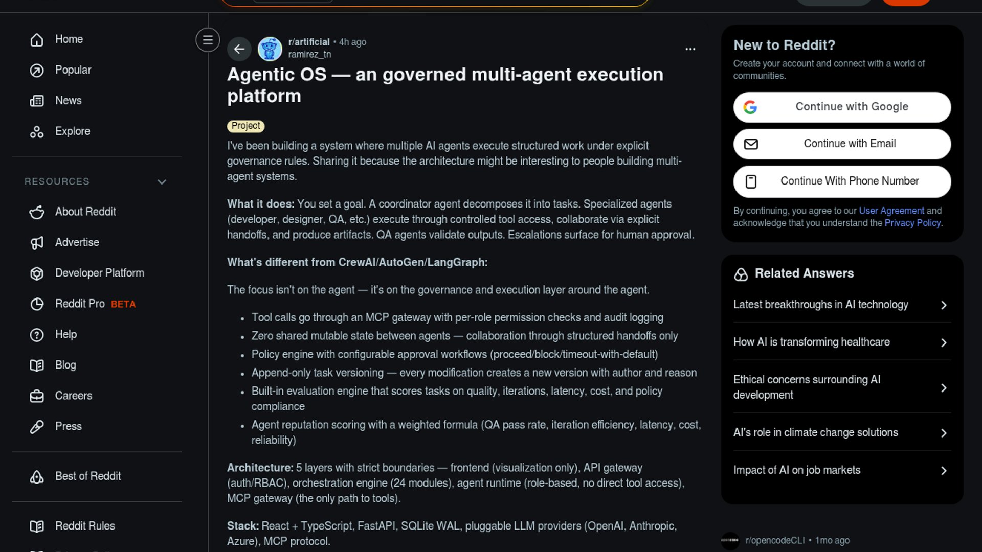 Agentic Company OS launches governed agent platform