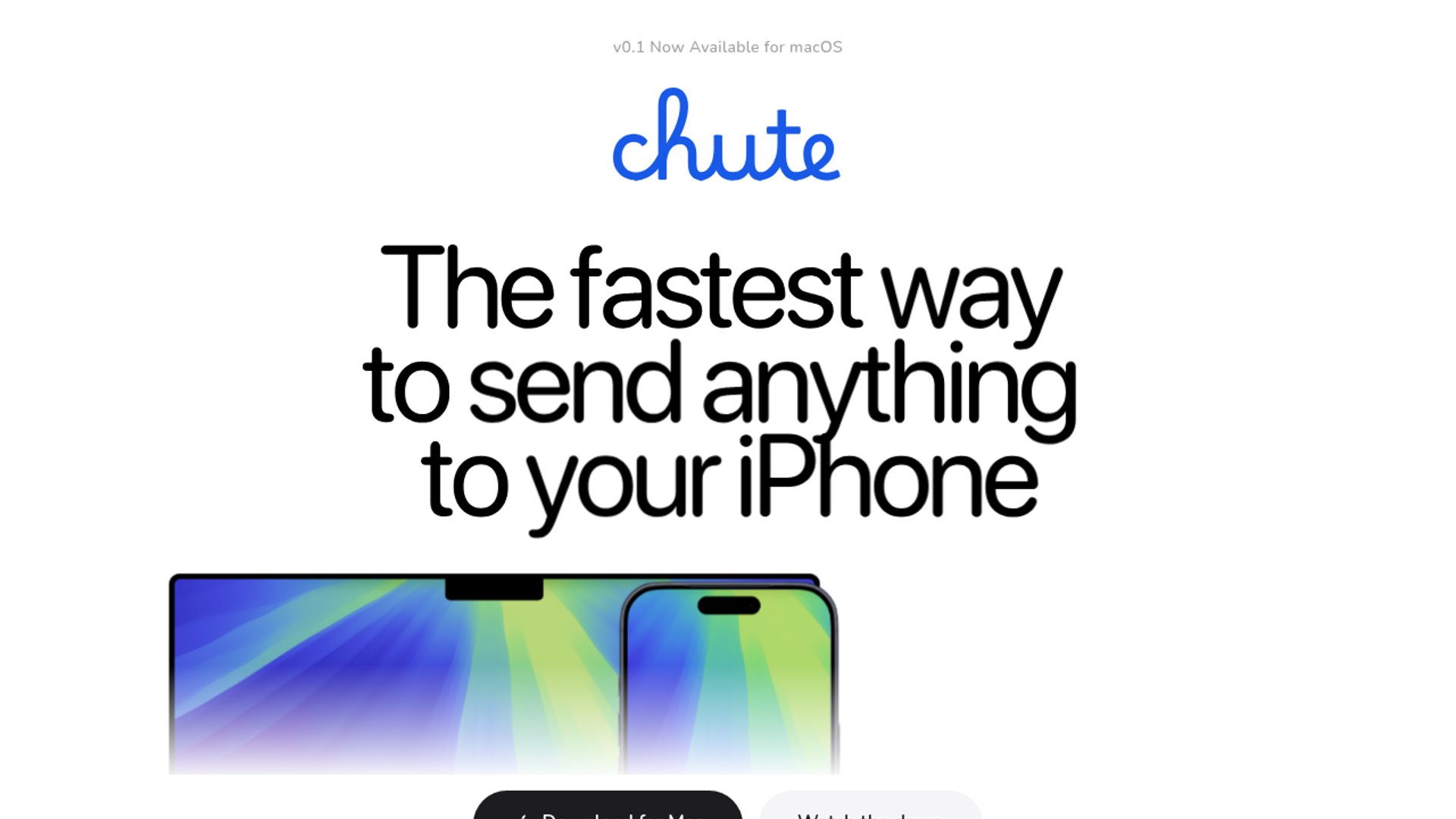 Chute turns Mac notch into instant iPhone dropzone