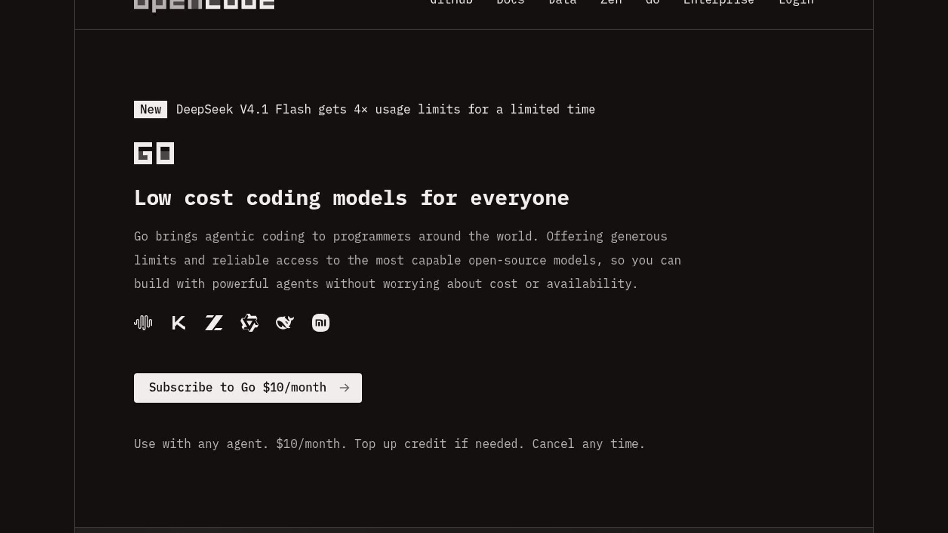 OpenCode Go subagent routing doubles Codex limits