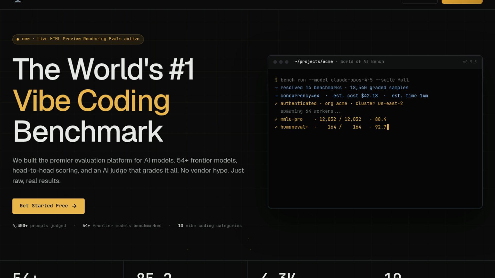 World of AI Bench launches evaluation platform
