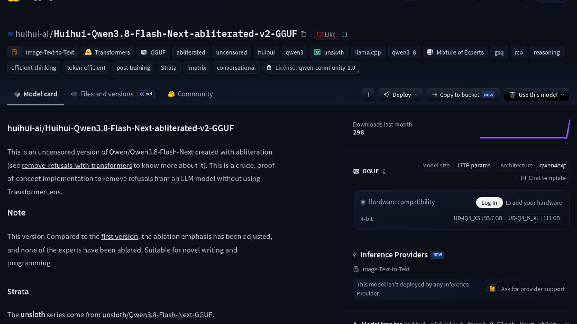 Huihui-ai Releases Abliterated Qwen3.8 Flash-Next V2