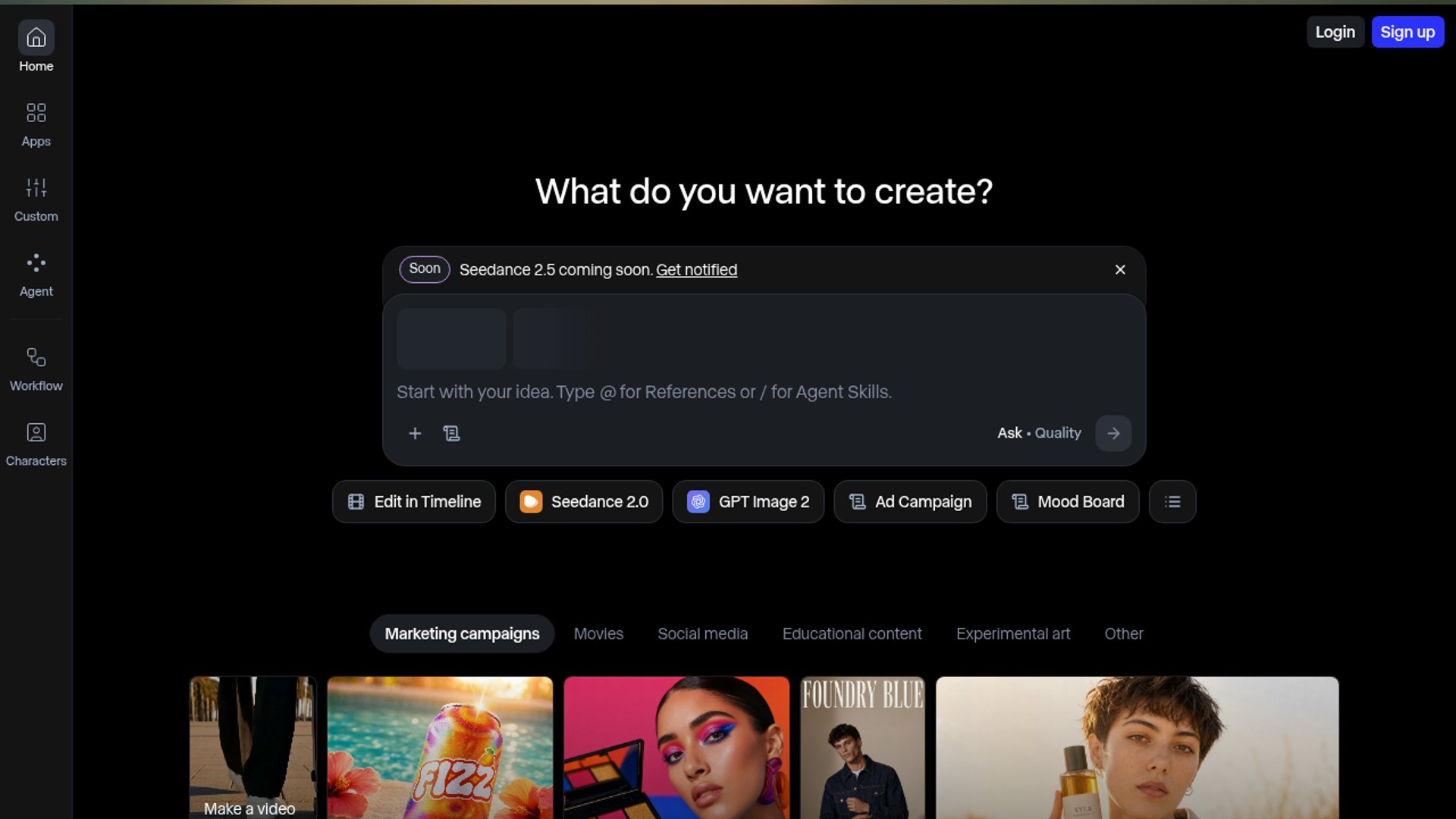 Runway offers unlimited Seedance 2.5 for Max subscribers