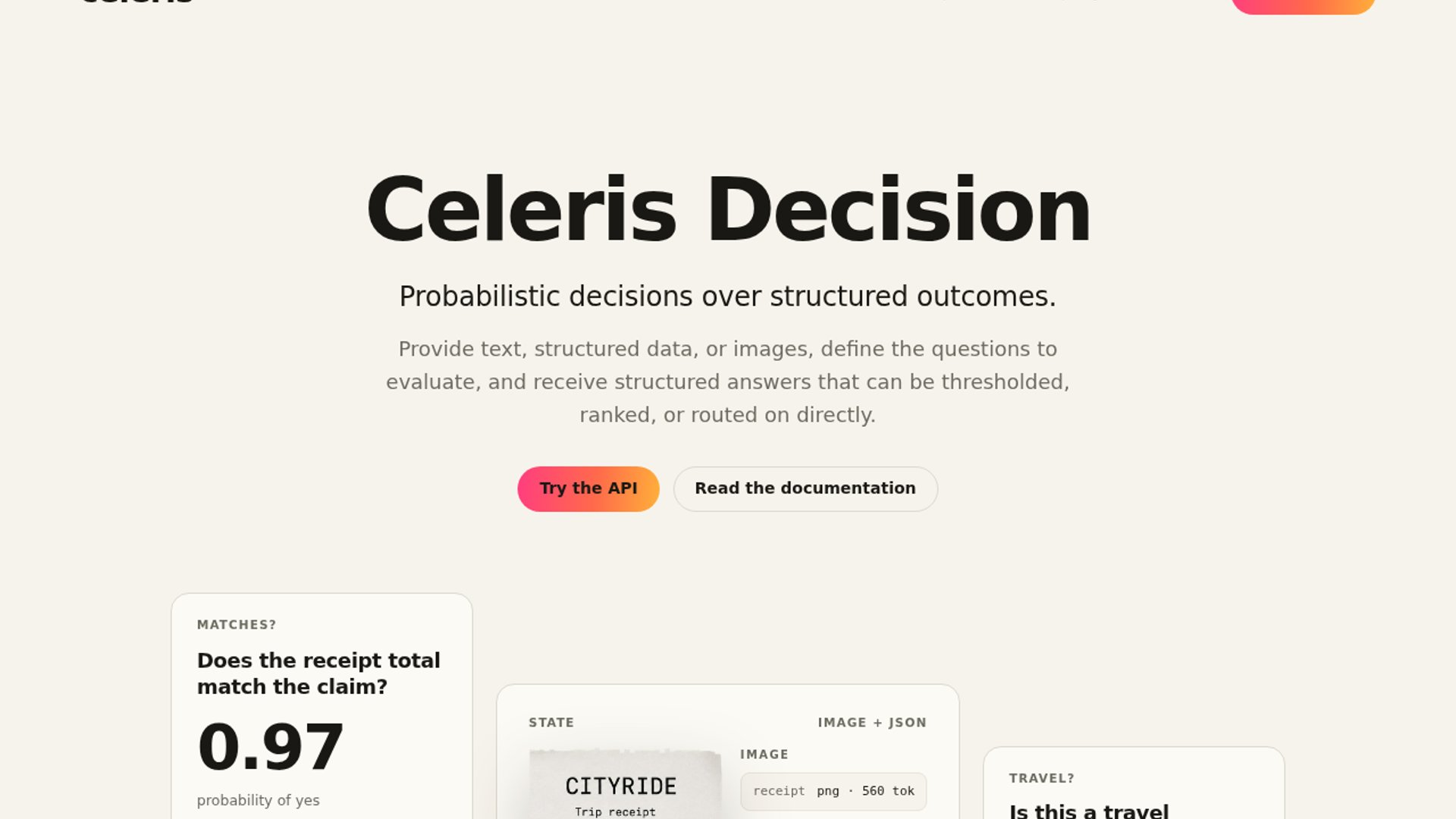 Celeris-1 Decision Tops Speed-Intelligence Frontier