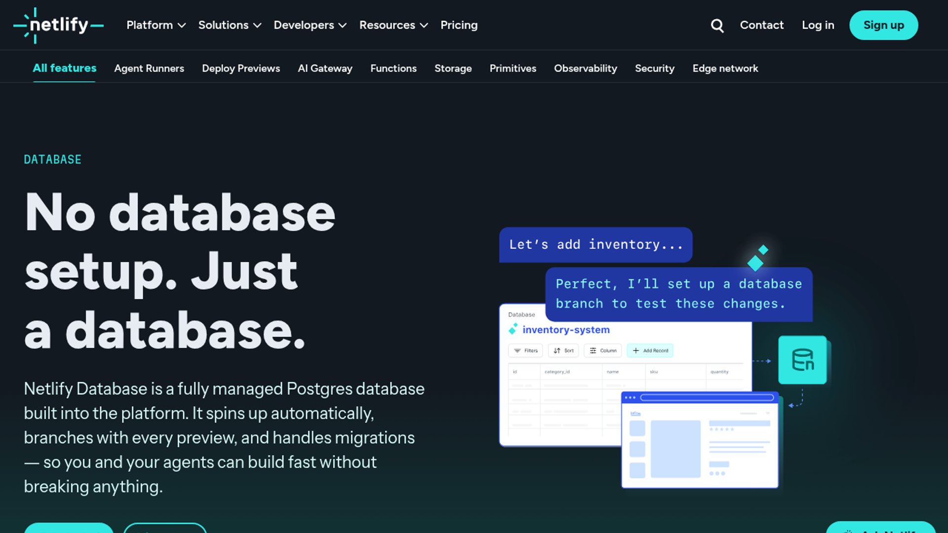 Netlify Database Brings Branches to Previews