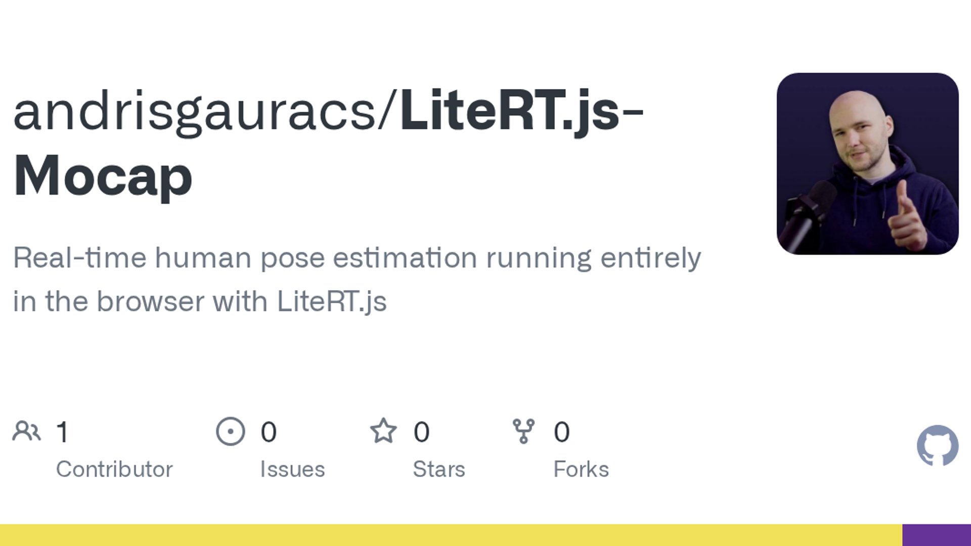 LiteRT.js Mocap enables browser 3D motion capture
