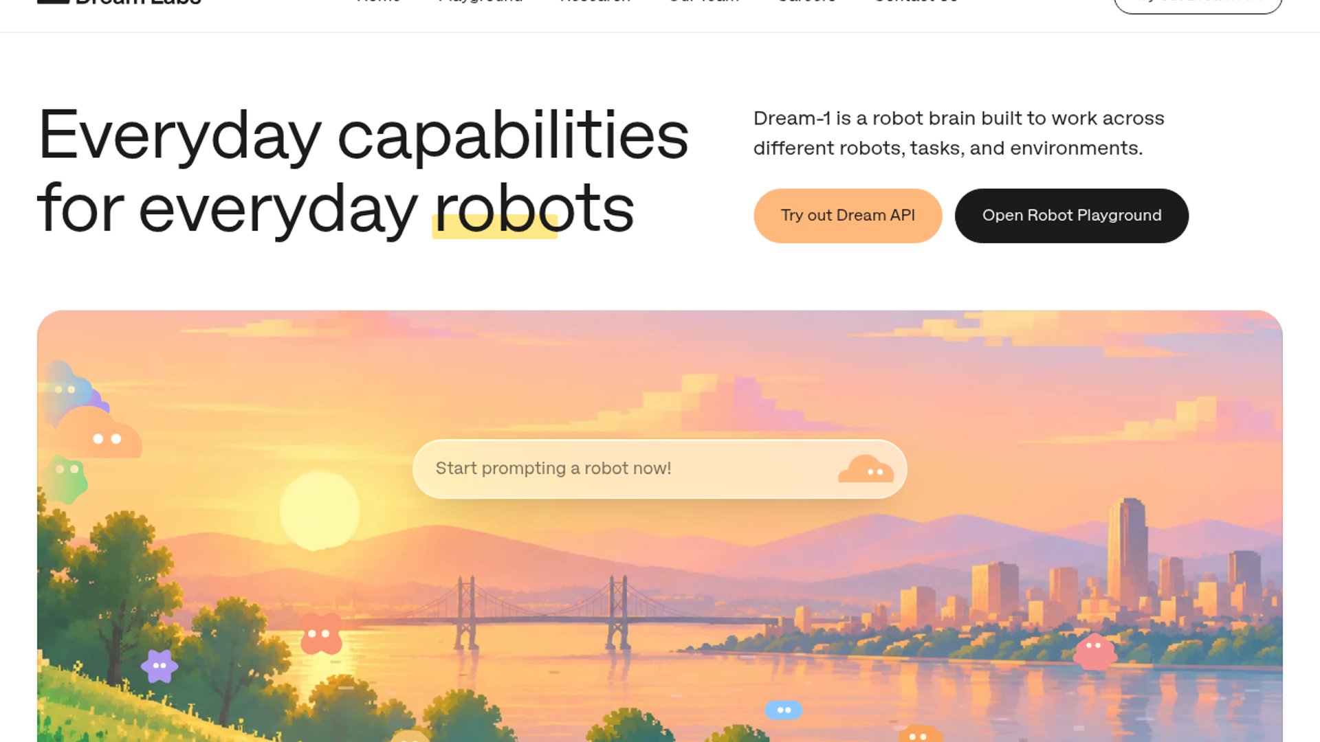 Dream-1 launches zero-shot robot control API