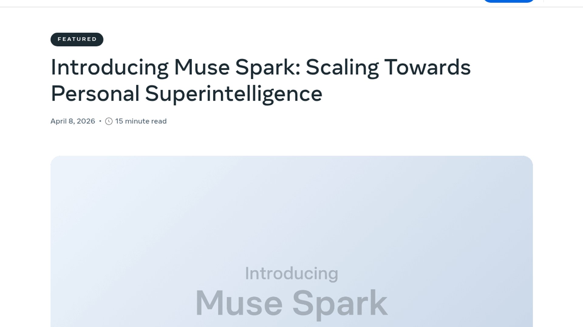 Meta launches Muse Spark 1.1 API pricing