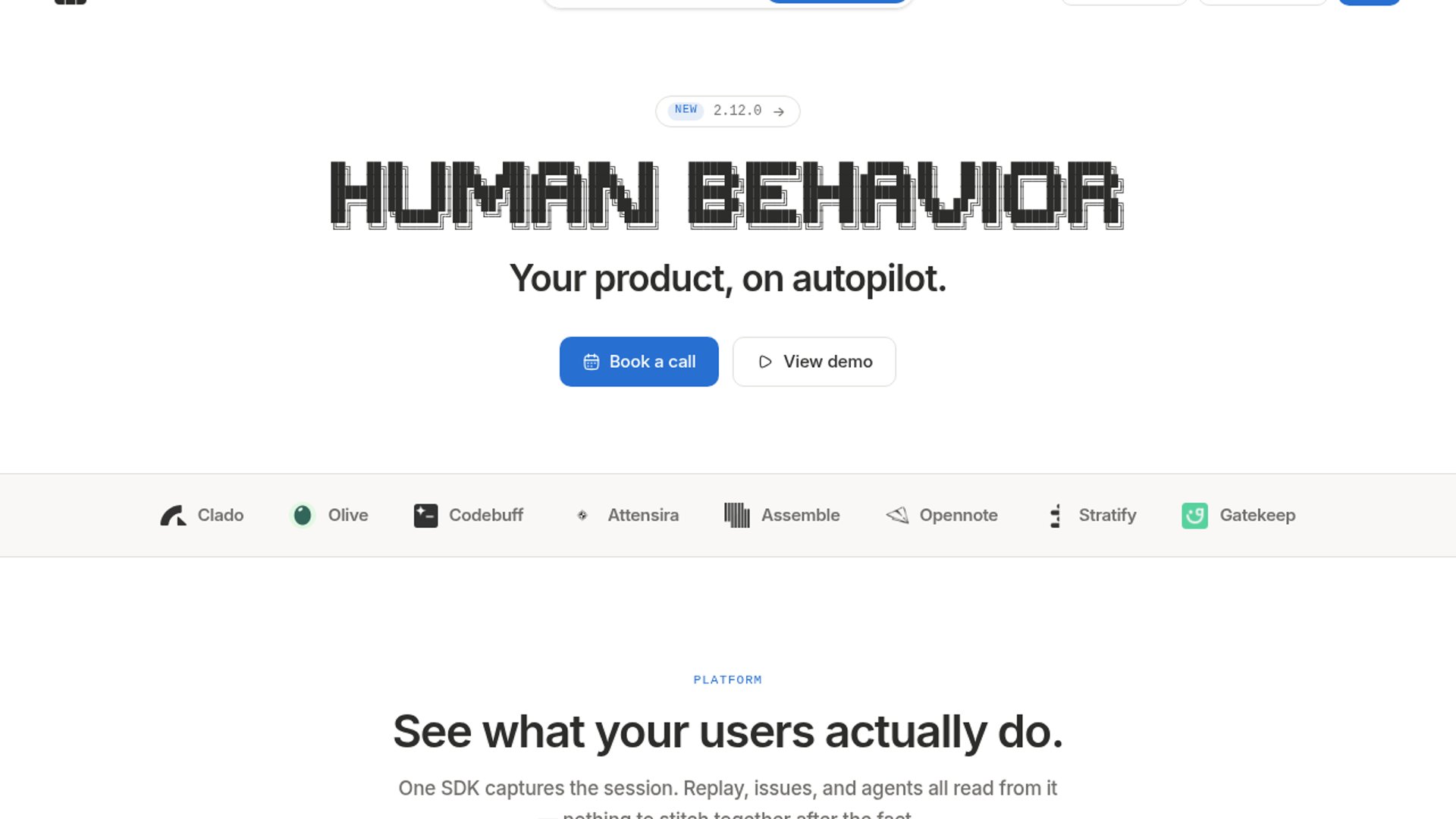 Human Behavior turns replays into fixes