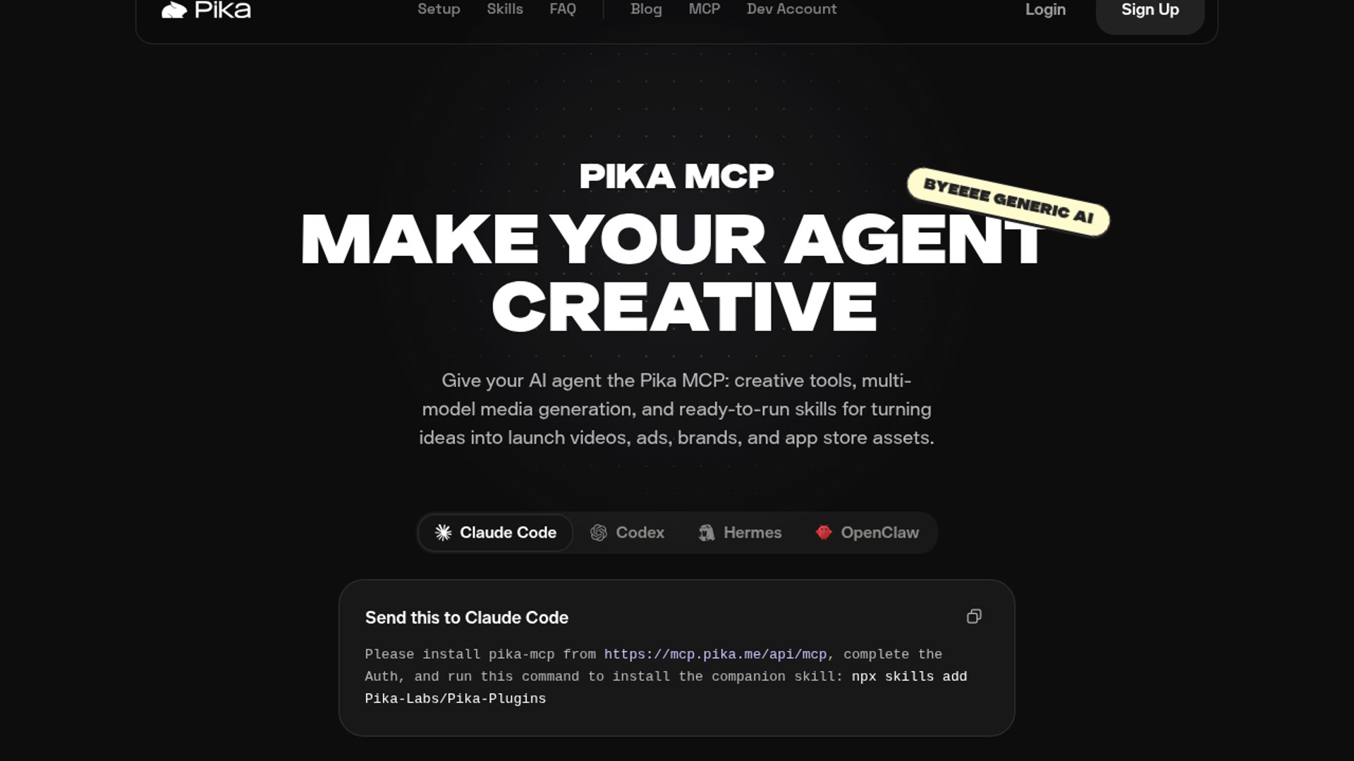 Pika MCP launches Influencer Ignition Kit