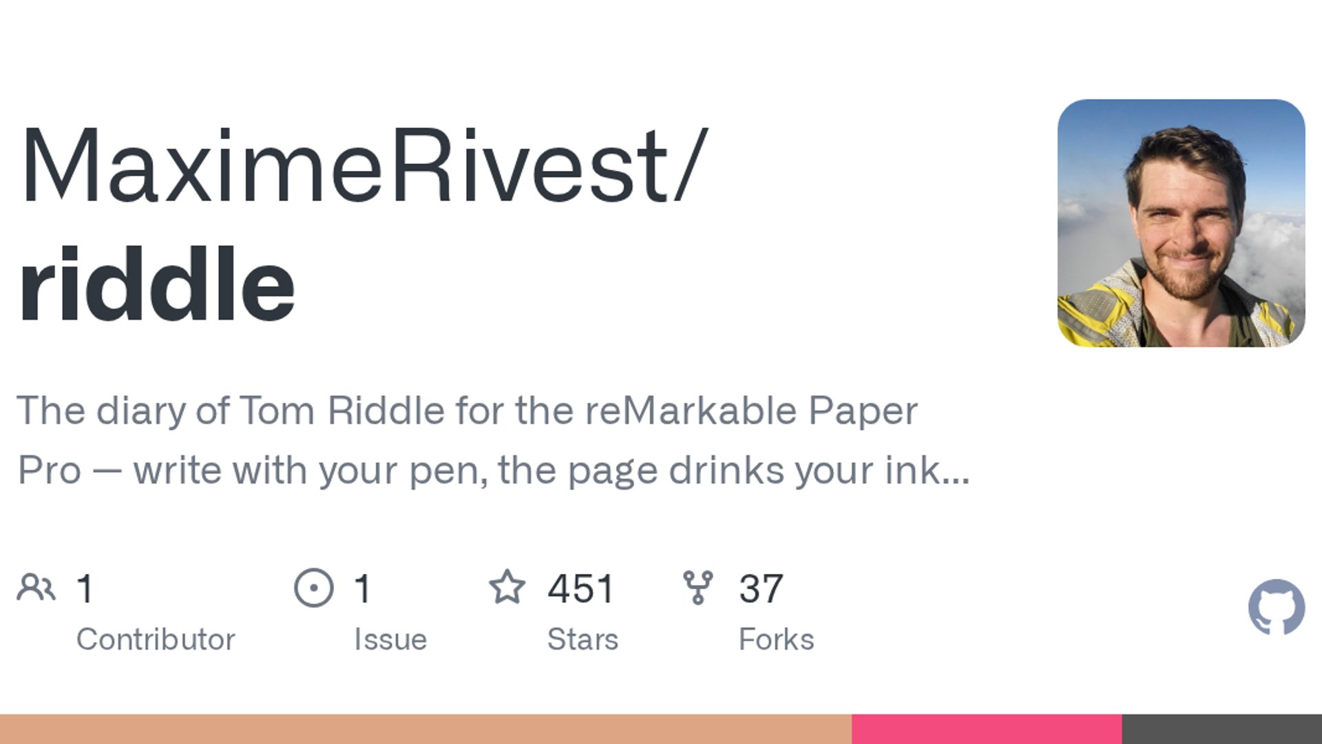 Riddle transforms reMarkable into interactive Tom Riddle diary
