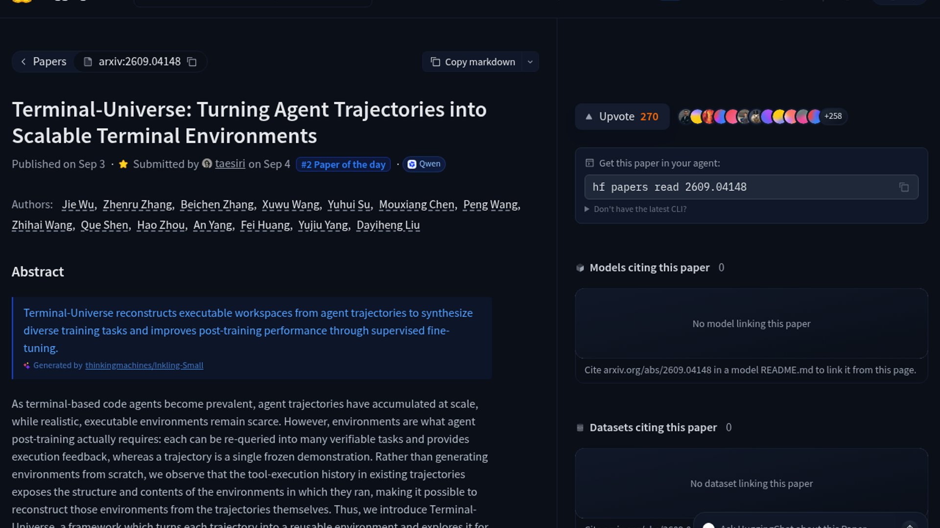 Terminal-Universe turns agent traces into training worlds